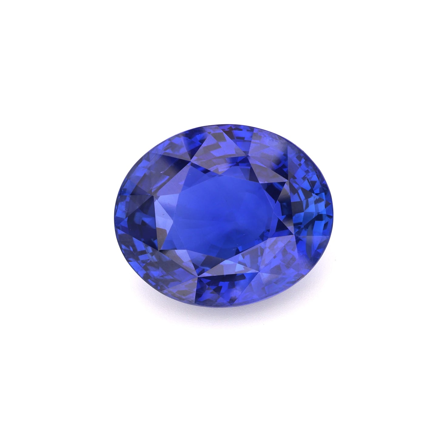 Vivid Royal Blue Oval Cut Natural Sapphire Loose Gemstone