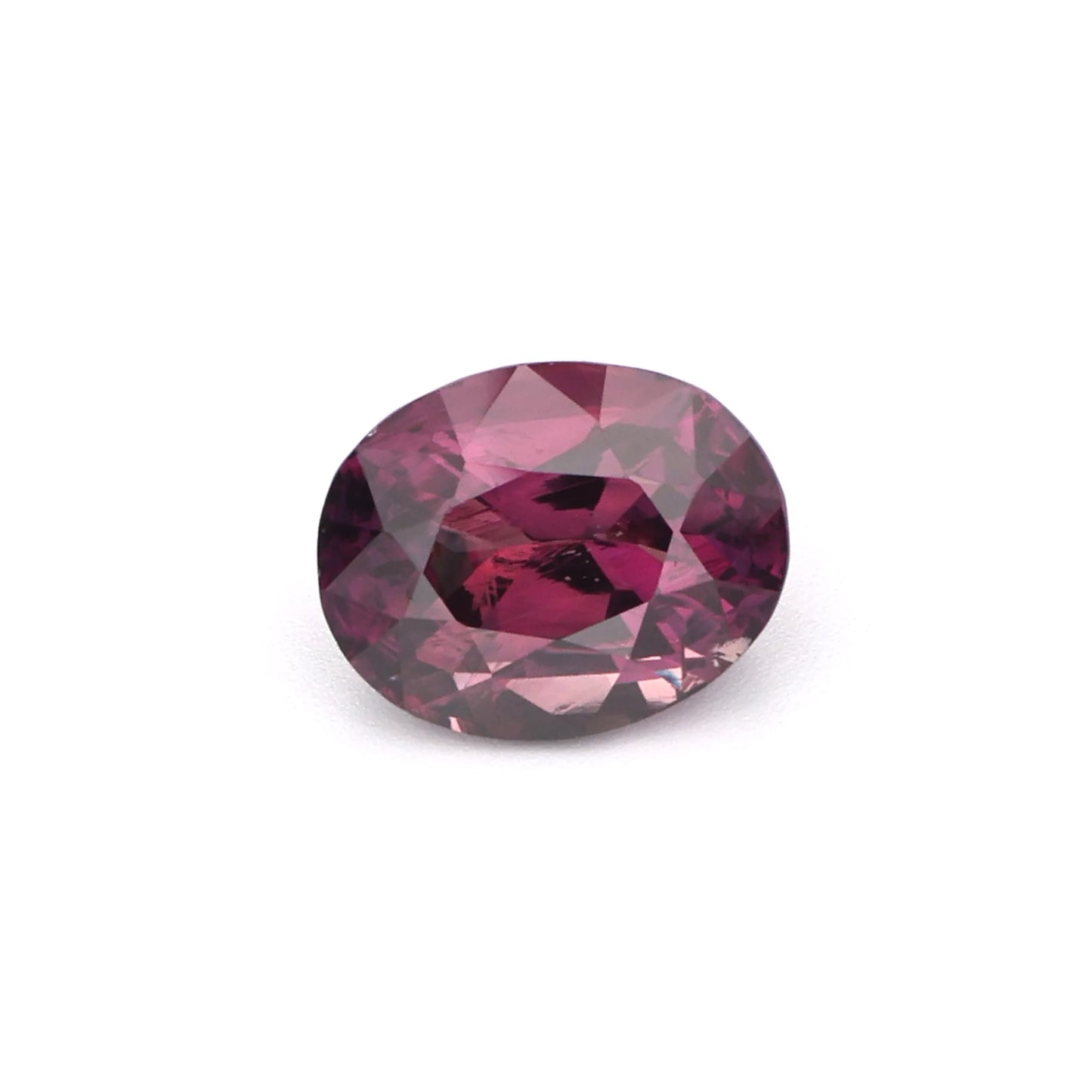Deep Red Oval Faceted Natural Ruby Loose Gemstone