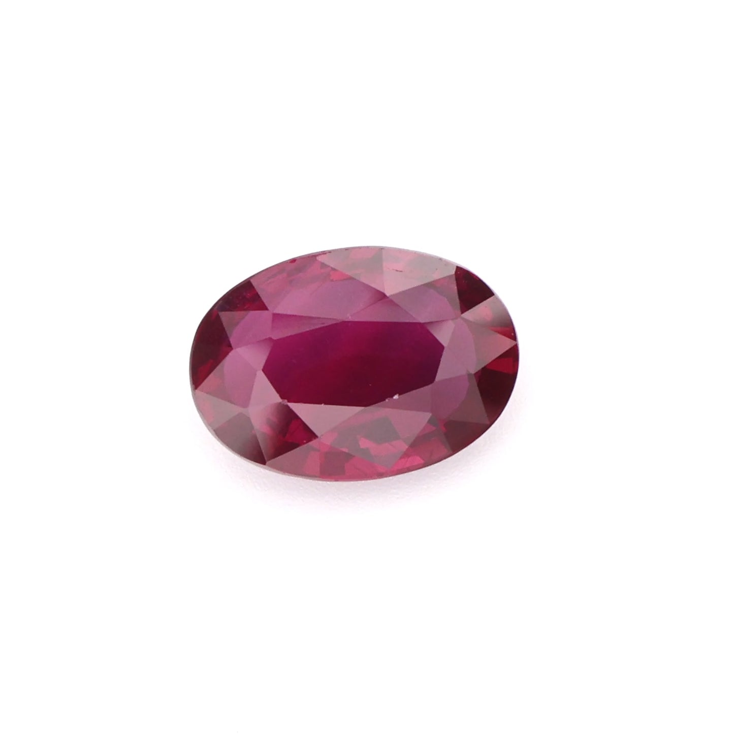 Vivid 'Blood Red' Oval Faceted Ruby - Timeless & Elegant