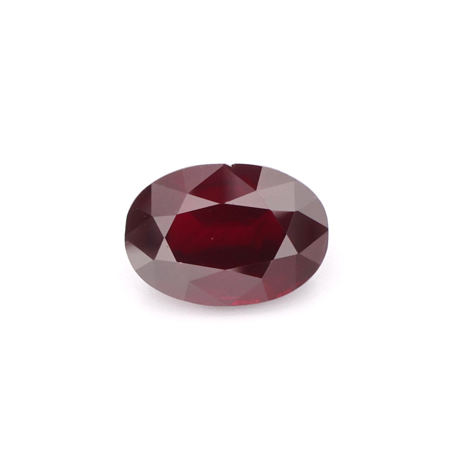 A-RU090-Deep Red Natural Ruby - Oval Cut Loose Gemstone