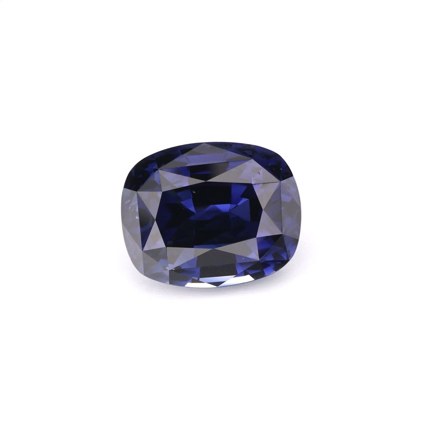 Luxurious Deep Royal Blue Cushion Cut Sapphire