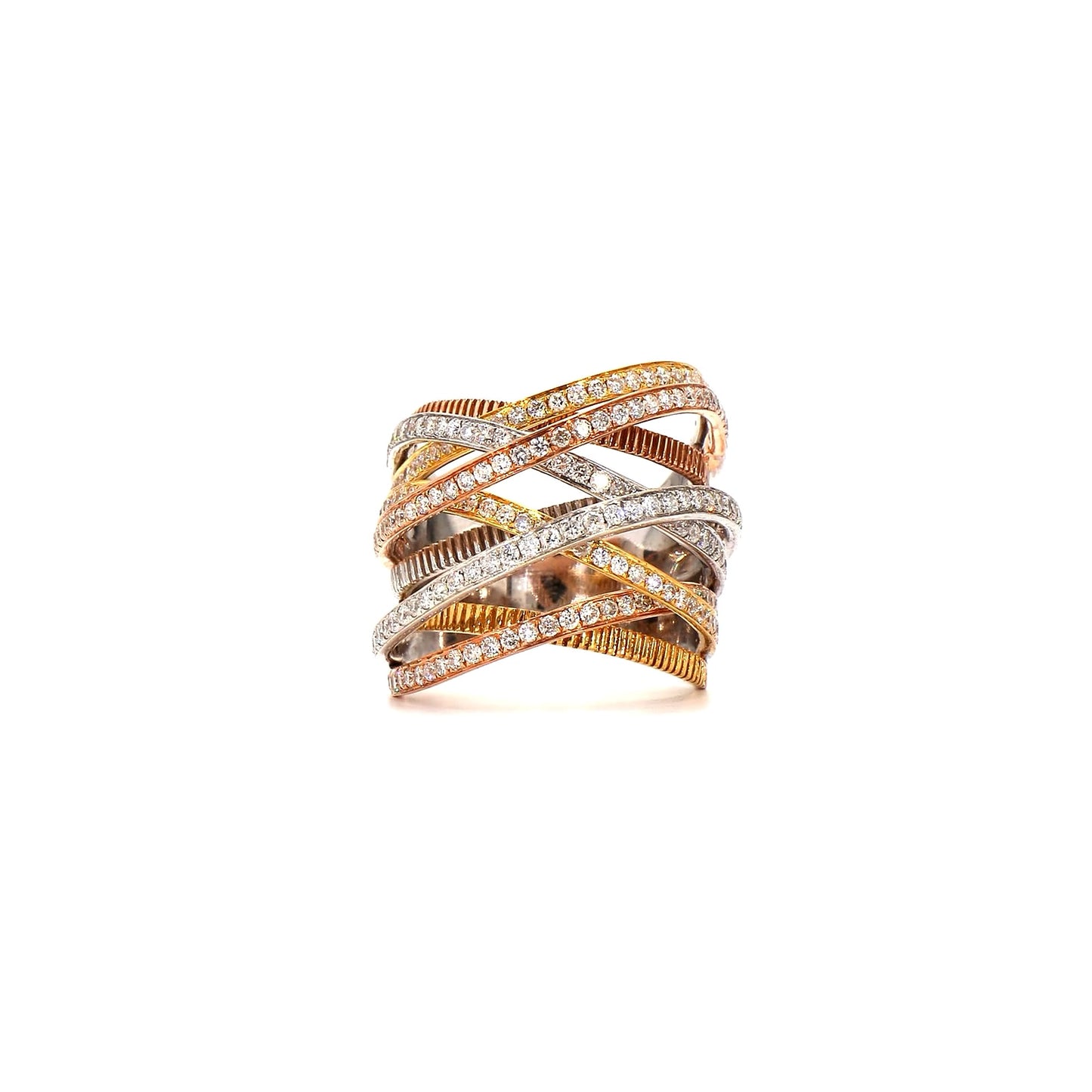The Crisscross Collection: Bold Diamond Statement Jewelry