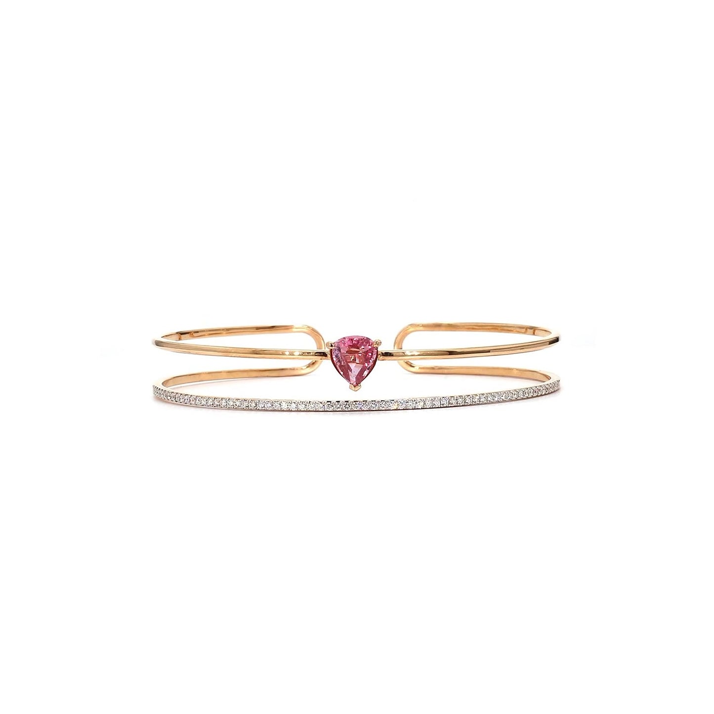 Padparadscha Bangle