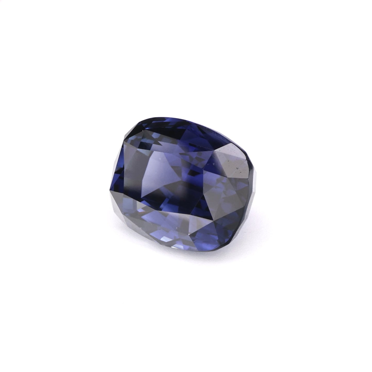 Luxurious Deep Royal Blue Cushion Cut Sapphire