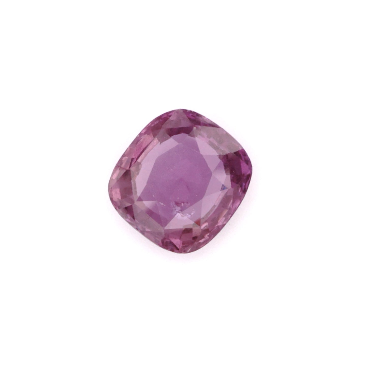 Vivid Purplish Pink Cushion-Cut Sapphire