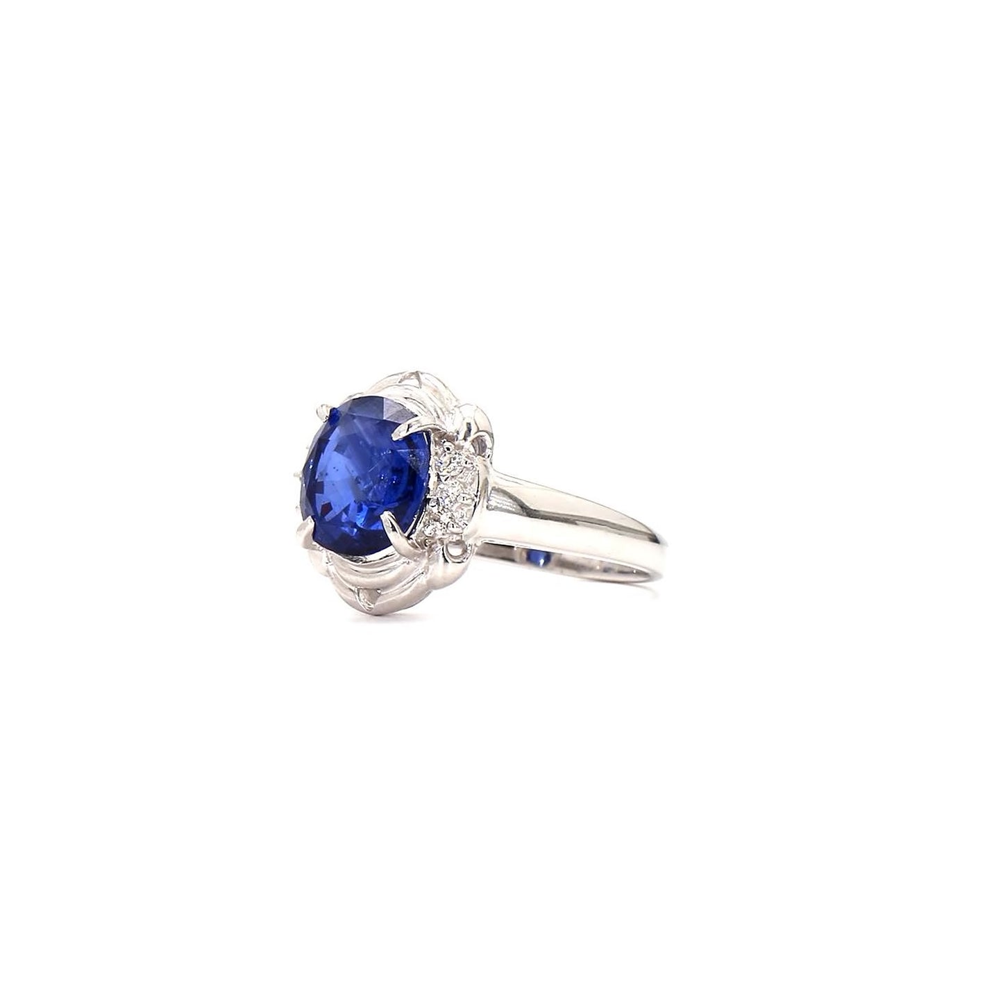 Ornate Elegance: Vintage-Inspired Sapphire and Diamond Rings