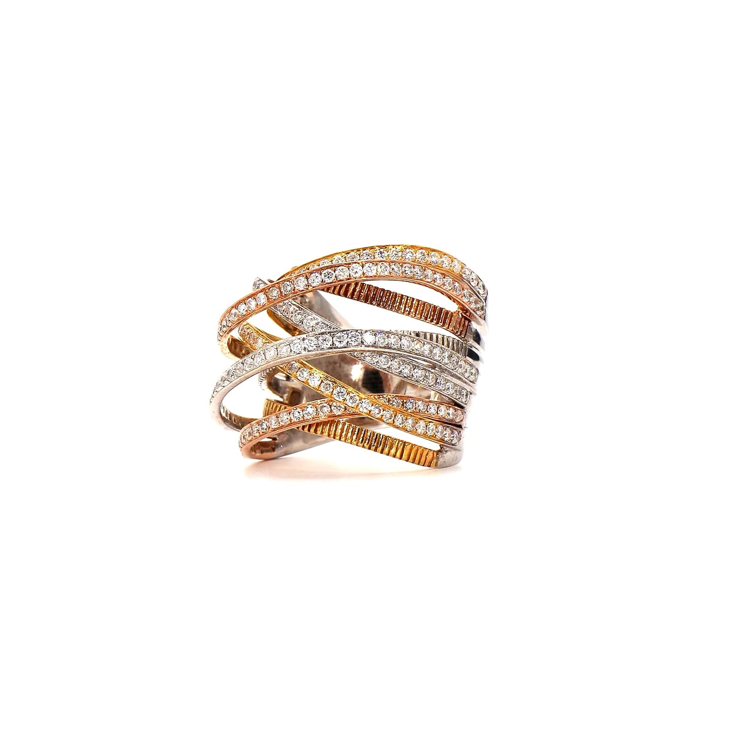 The Crisscross Collection: Bold Diamond Statement Jewelry