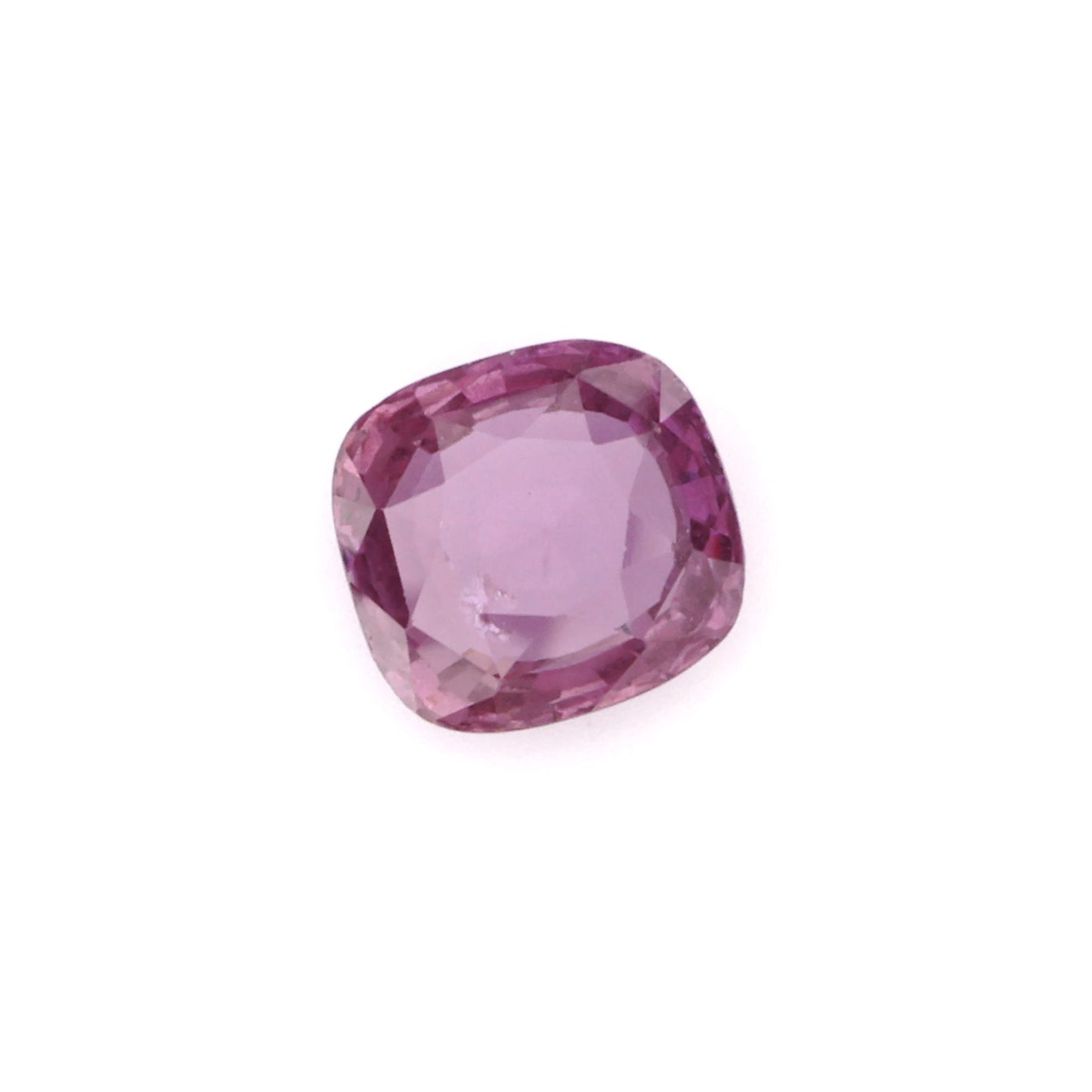 Vivid Purplish Pink Cushion-Cut Sapphire