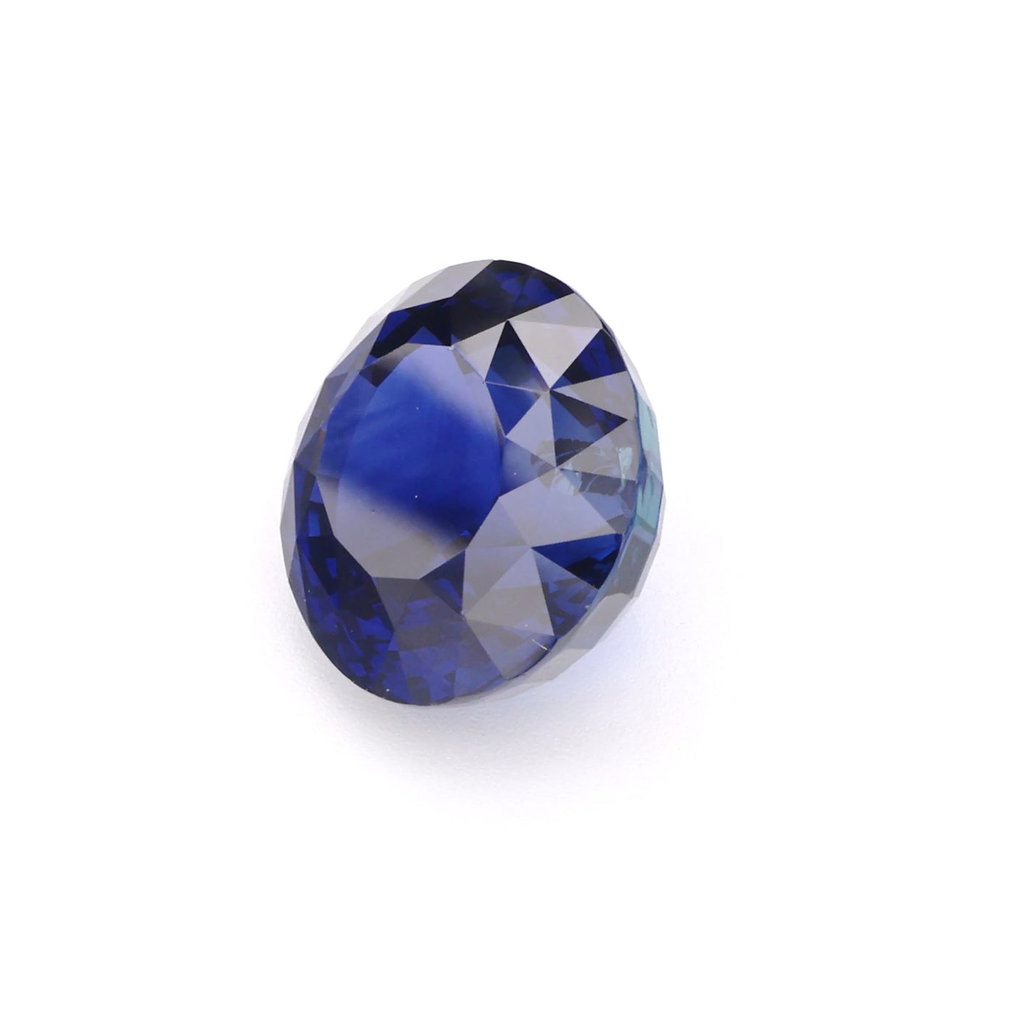Exquisite Round Blue Sapphire