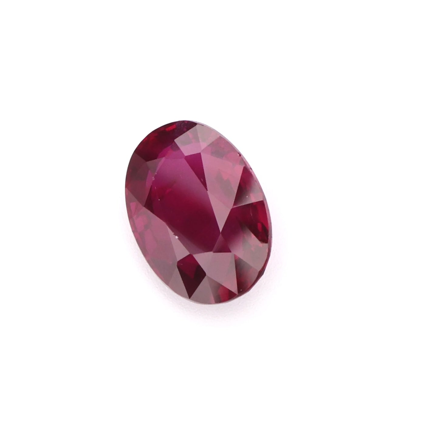 Vivid 'Blood Red' Oval Faceted Ruby - Timeless & Elegant