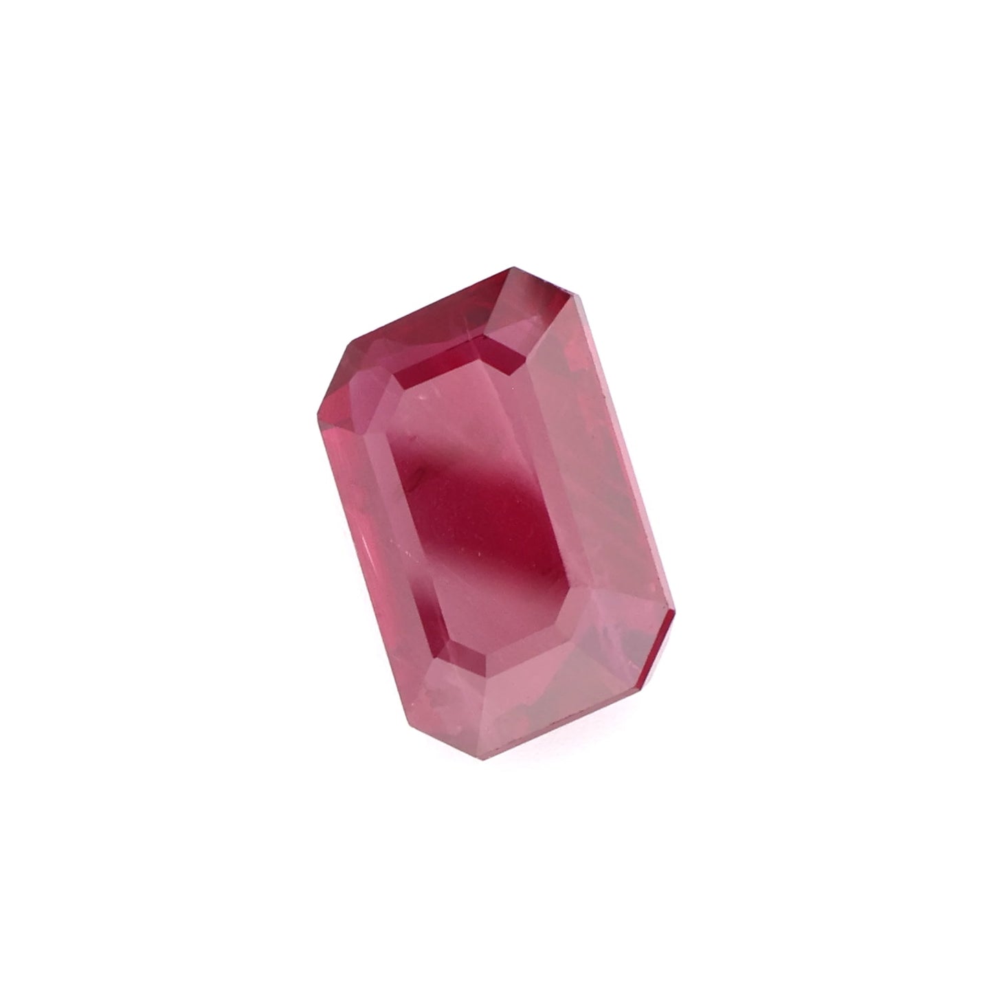 A-RU285- Deep Red Emerald Cut Natural Ruby - Loose Gemstone
