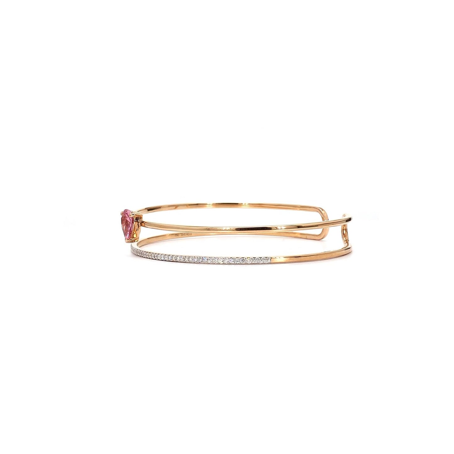 Padparadscha Bangle