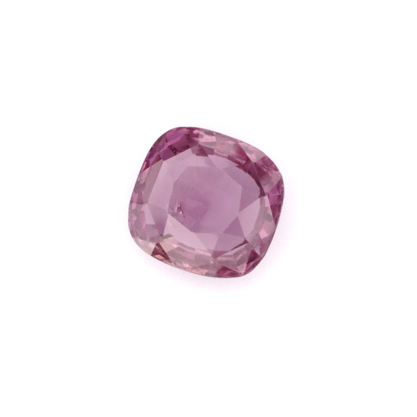 Vivid Purplish Pink Cushion-Cut Sapphire