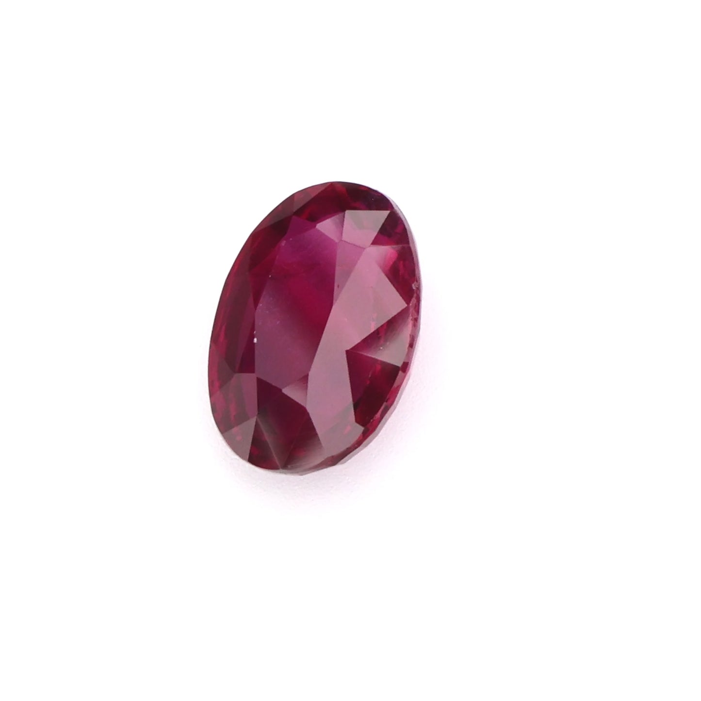 Vivid 'Blood Red' Oval Faceted Ruby - Timeless & Elegant