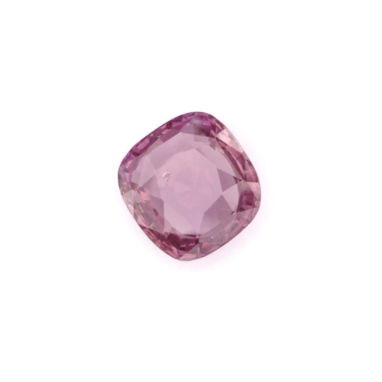Vivid Purplish Pink Cushion-Cut Sapphire