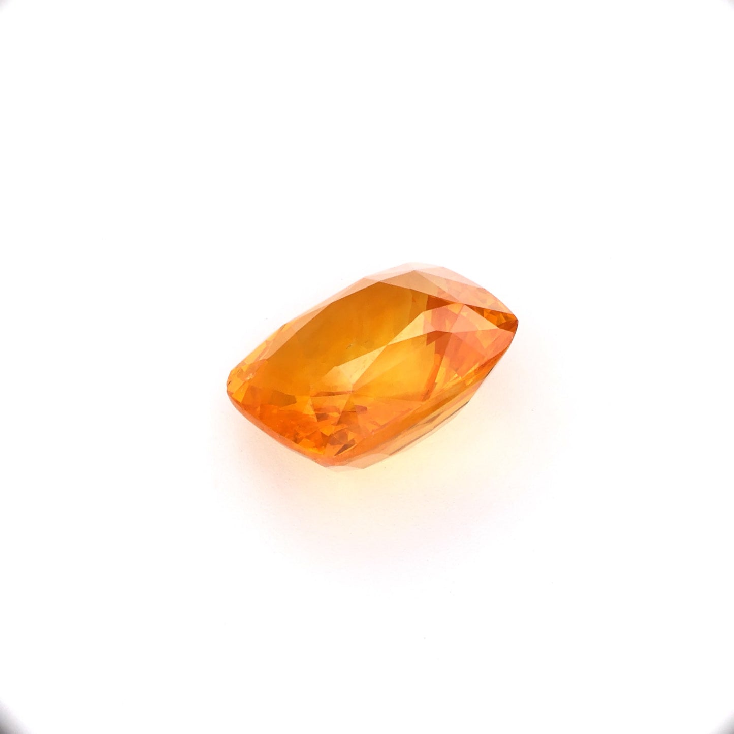 Stunning Fire Orange Sapphire Gemstone