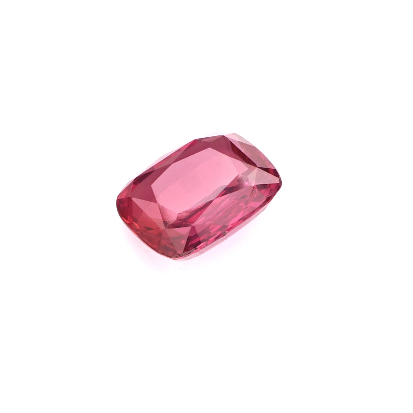 Vivid Purplish-Red Cushion Cut Natural Ruby