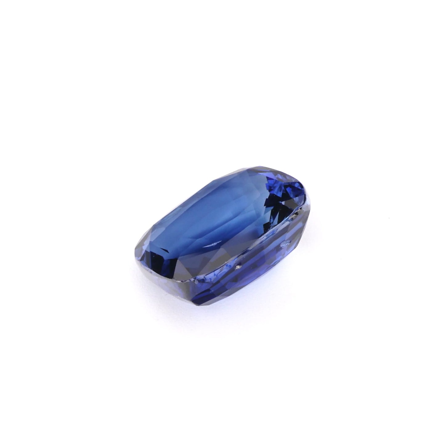 Deep Royal Blue Cushion Cut Sapphire Gemstone