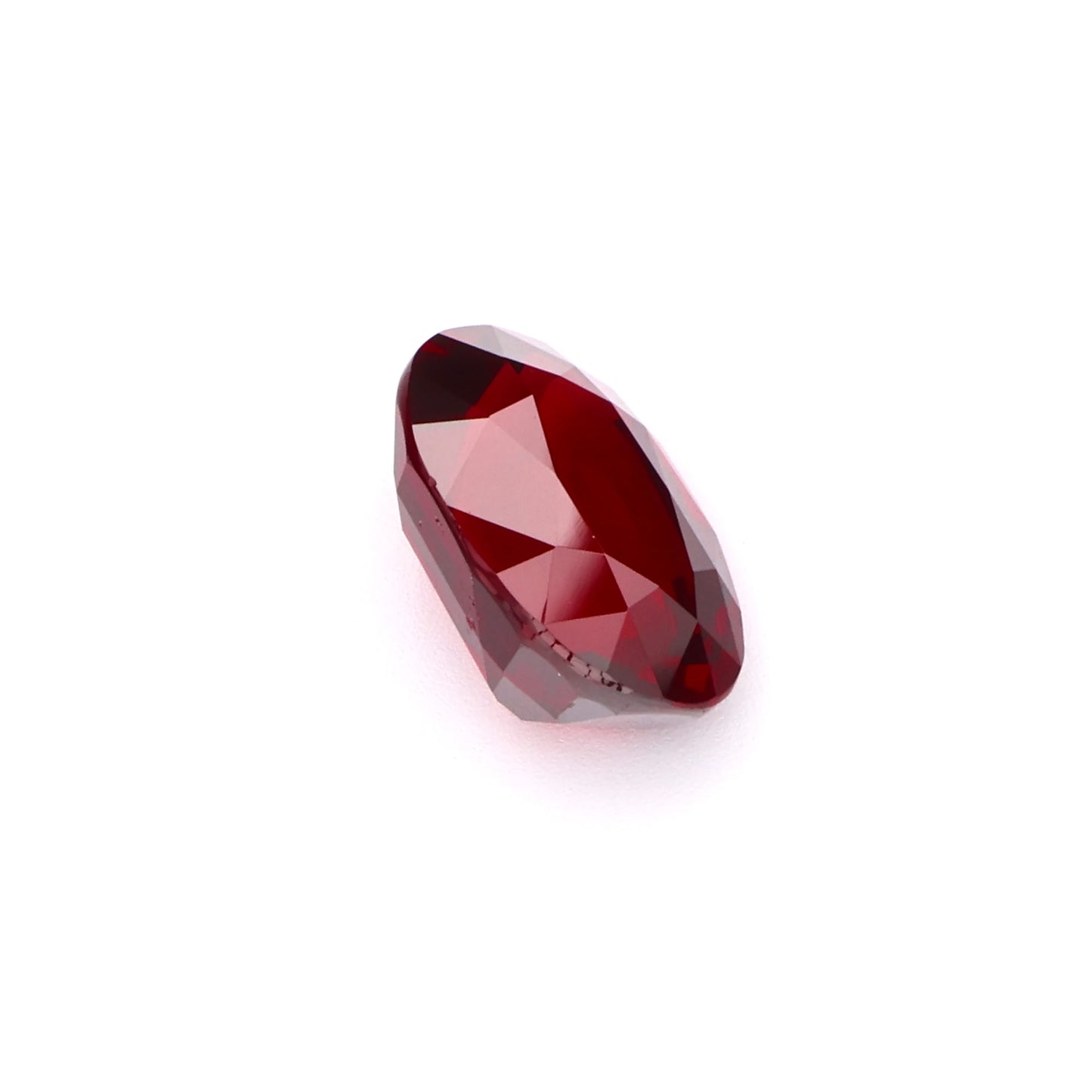 Vibrant Plum Red Oval Cut Natural Ruby Loose Gemstone