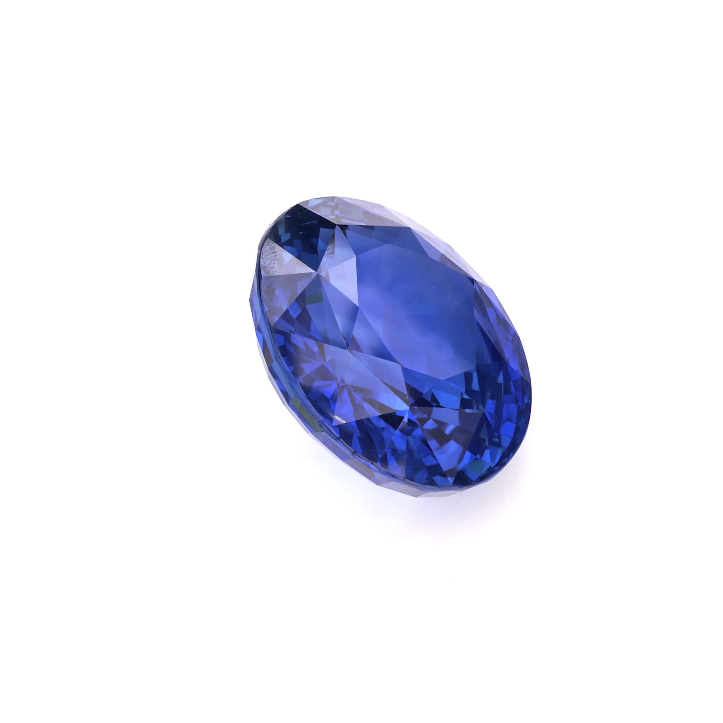 Vivid Royal Blue Oval Cut Natural Sapphire Loose Gemstone