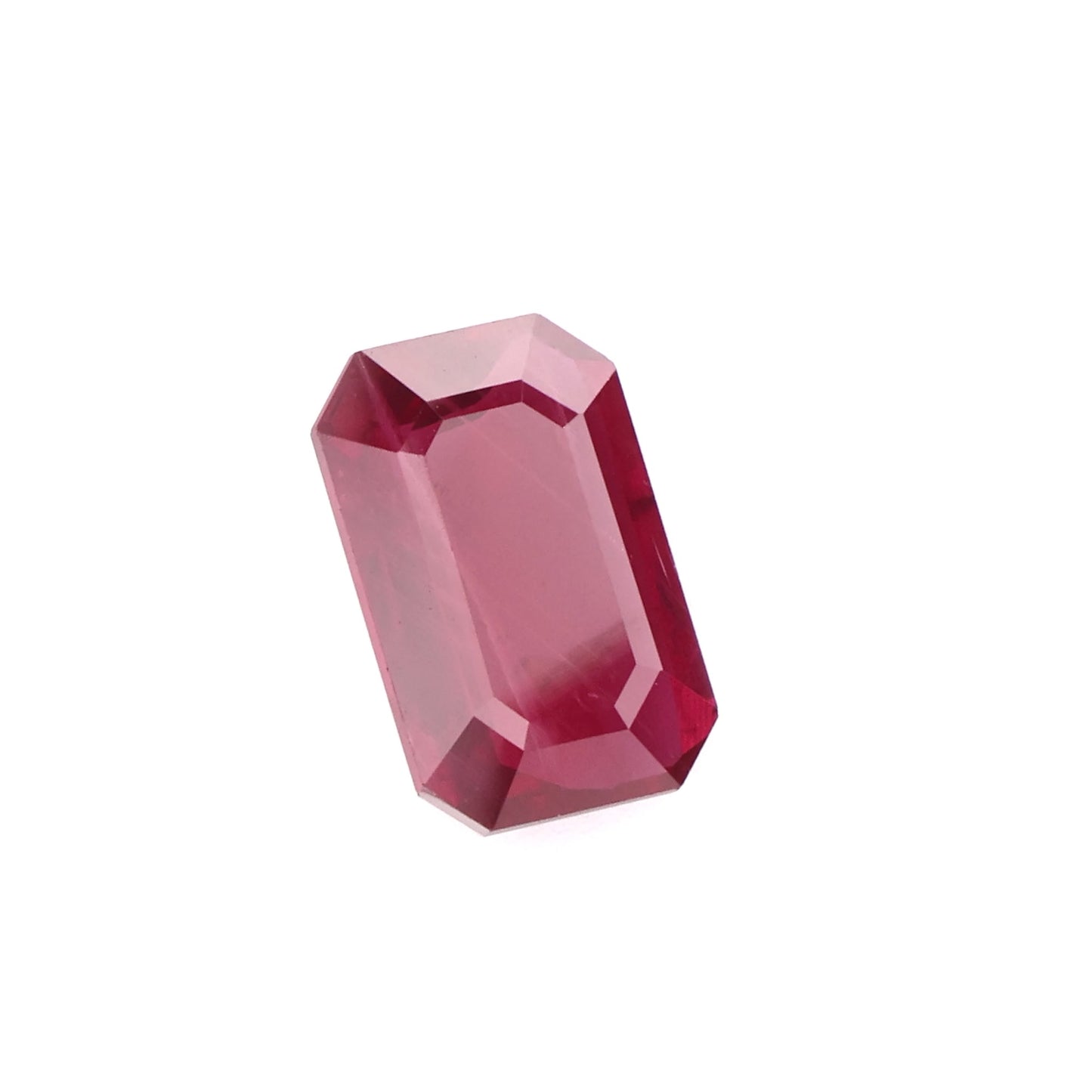 A-RU285- Deep Red Emerald Cut Natural Ruby - Loose Gemstone