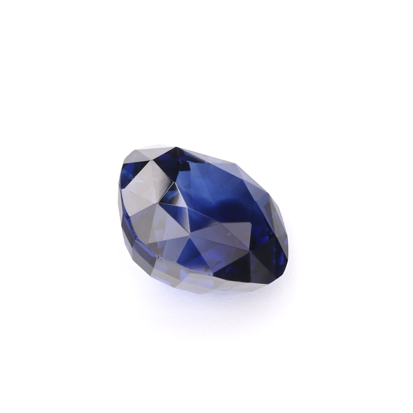 Vivid Midnight Blue Sapphire Gemstone - Superb Cushion Cut Brilliance