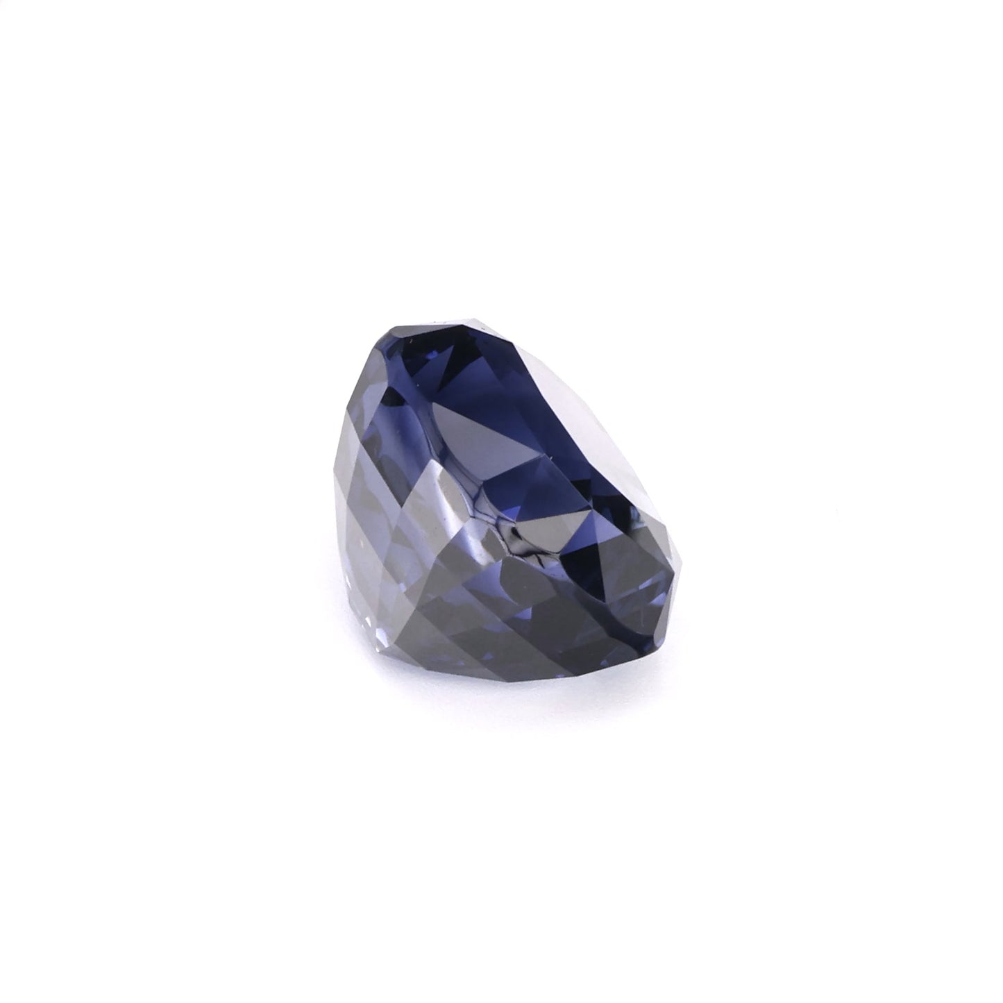 Luxurious Deep Royal Blue Cushion Cut Sapphire
