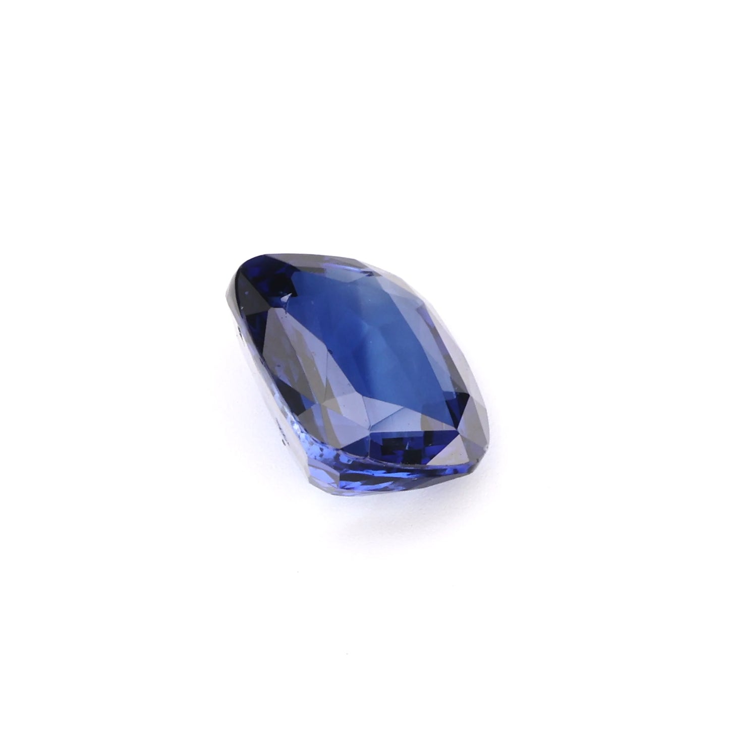 Deep Royal Blue Cushion Cut Sapphire Gemstone