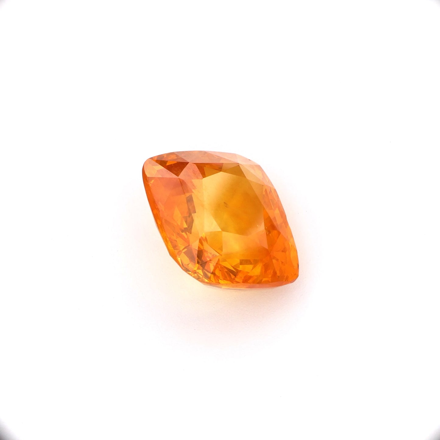 Stunning Fire Orange Sapphire Gemstone
