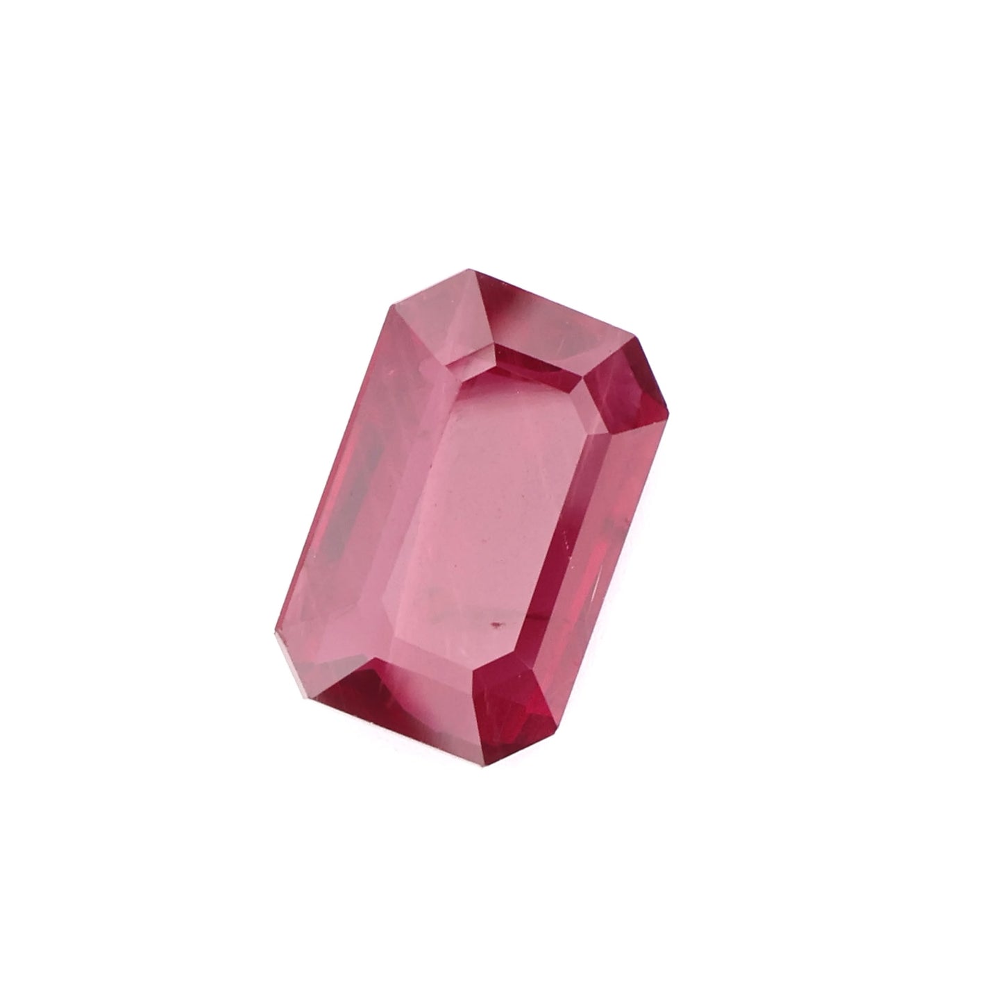A-RU285- Deep Red Emerald Cut Natural Ruby - Loose Gemstone