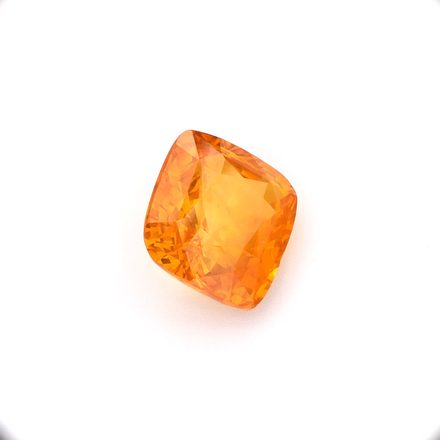 Stunning Fire Orange Sapphire Gemstone