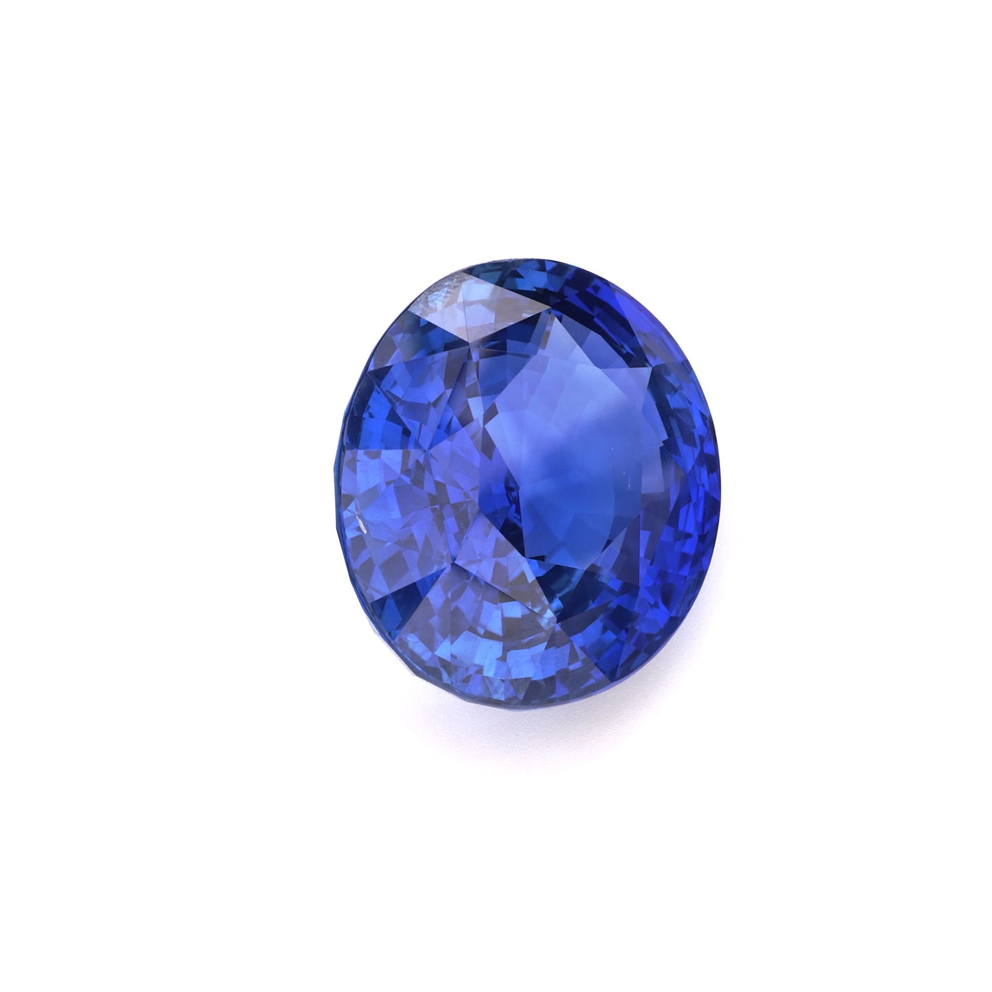 Vivid Royal Blue Oval Cut Natural Sapphire Loose Gemstone
