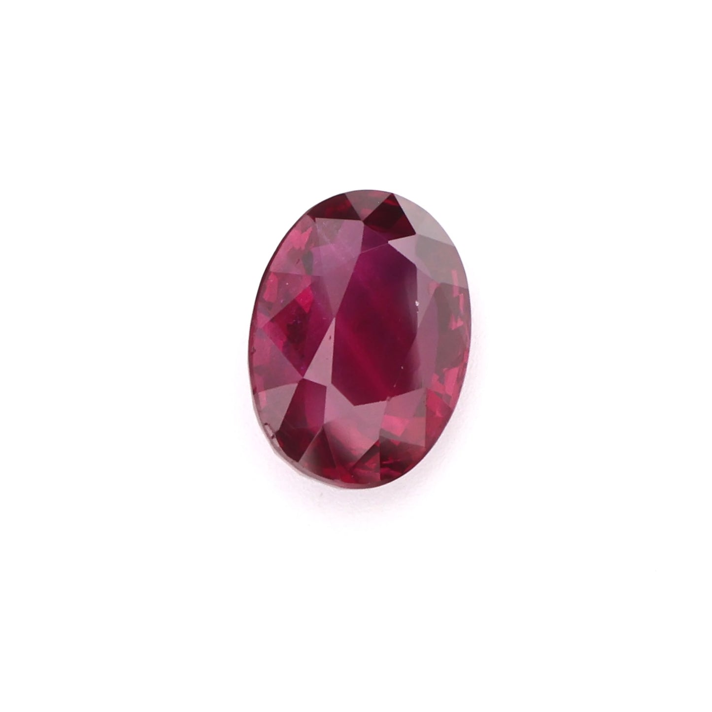 Vivid 'Blood Red' Oval Faceted Ruby - Timeless & Elegant