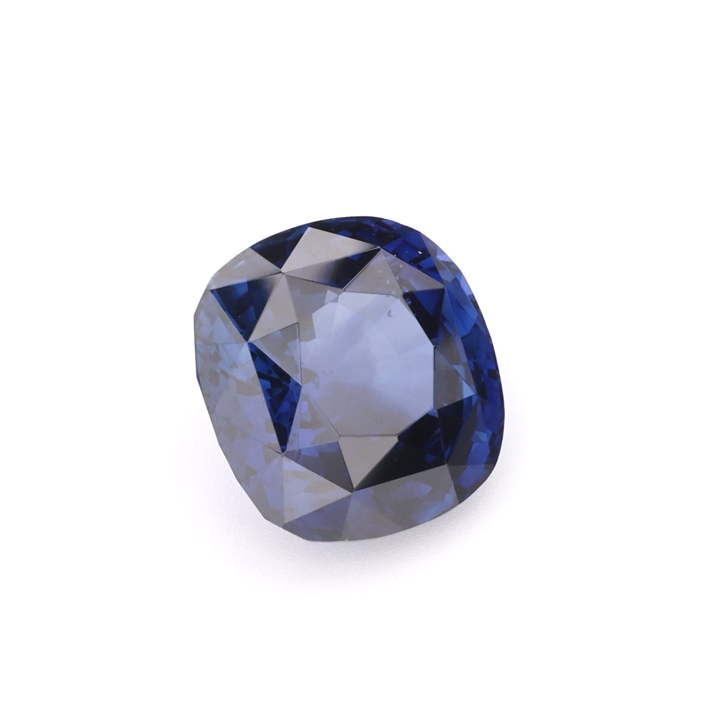 Vivid Midnight Blue Sapphire Gemstone - Superb Cushion Cut Brilliance