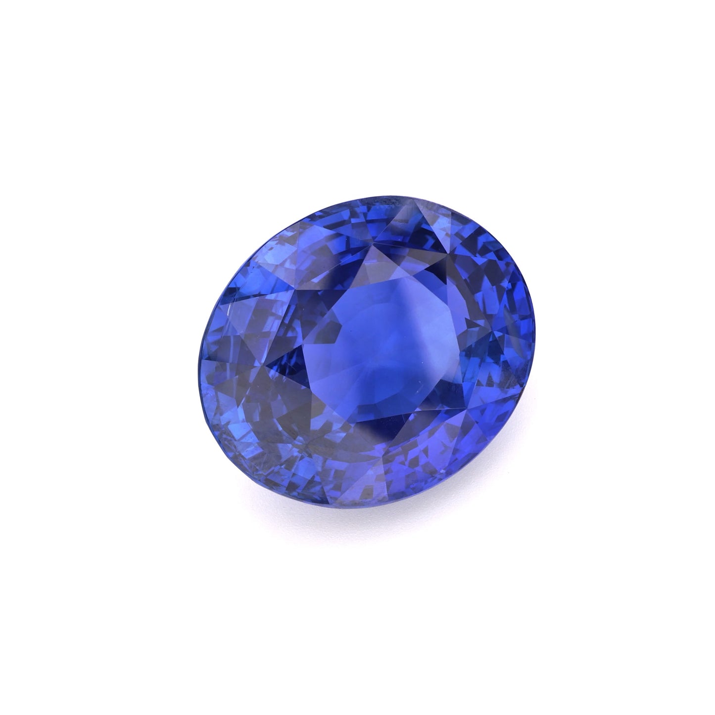 Vivid Royal Blue Oval Cut Natural Sapphire Loose Gemstone