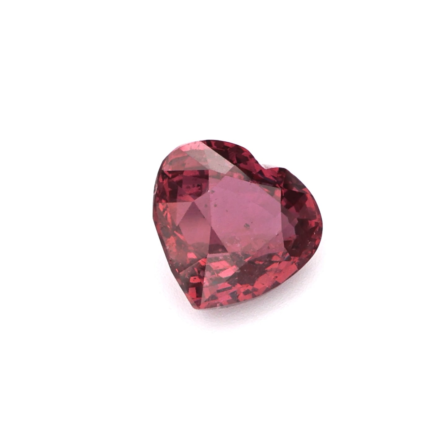 Romantic Heart-Cut Rhodolite Rubellite Tourmaline Loose Gemstone