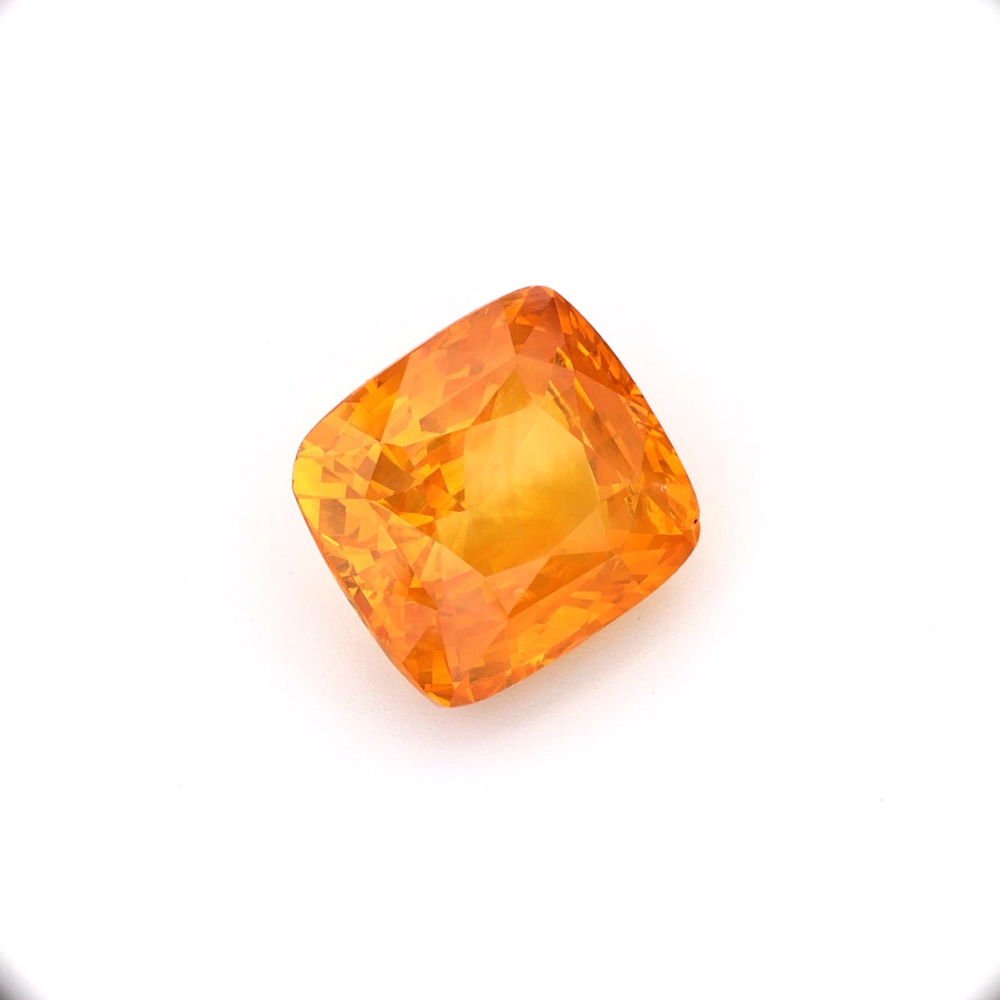 Stunning Fire Orange Sapphire Gemstone