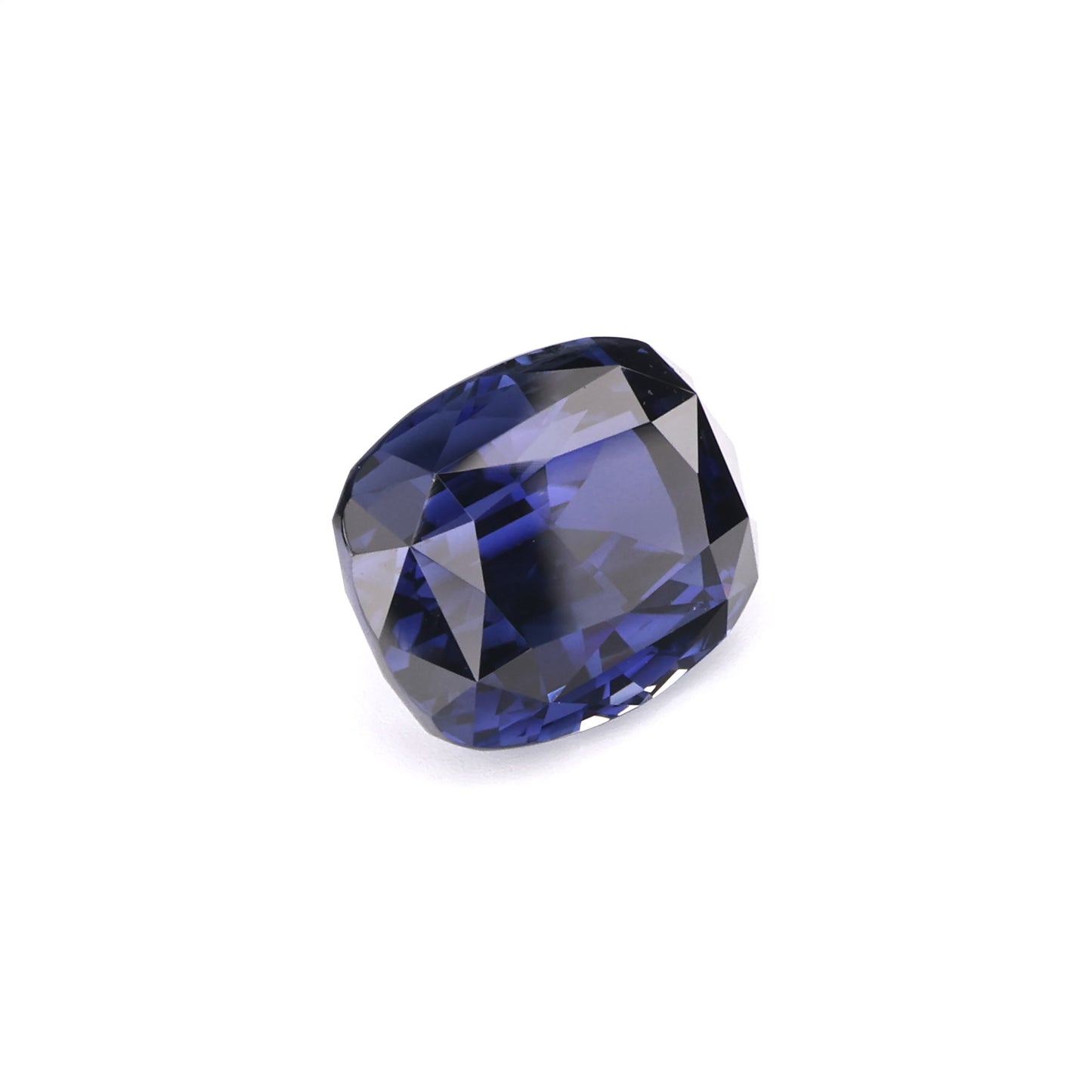 Luxurious Deep Royal Blue Cushion Cut Sapphire