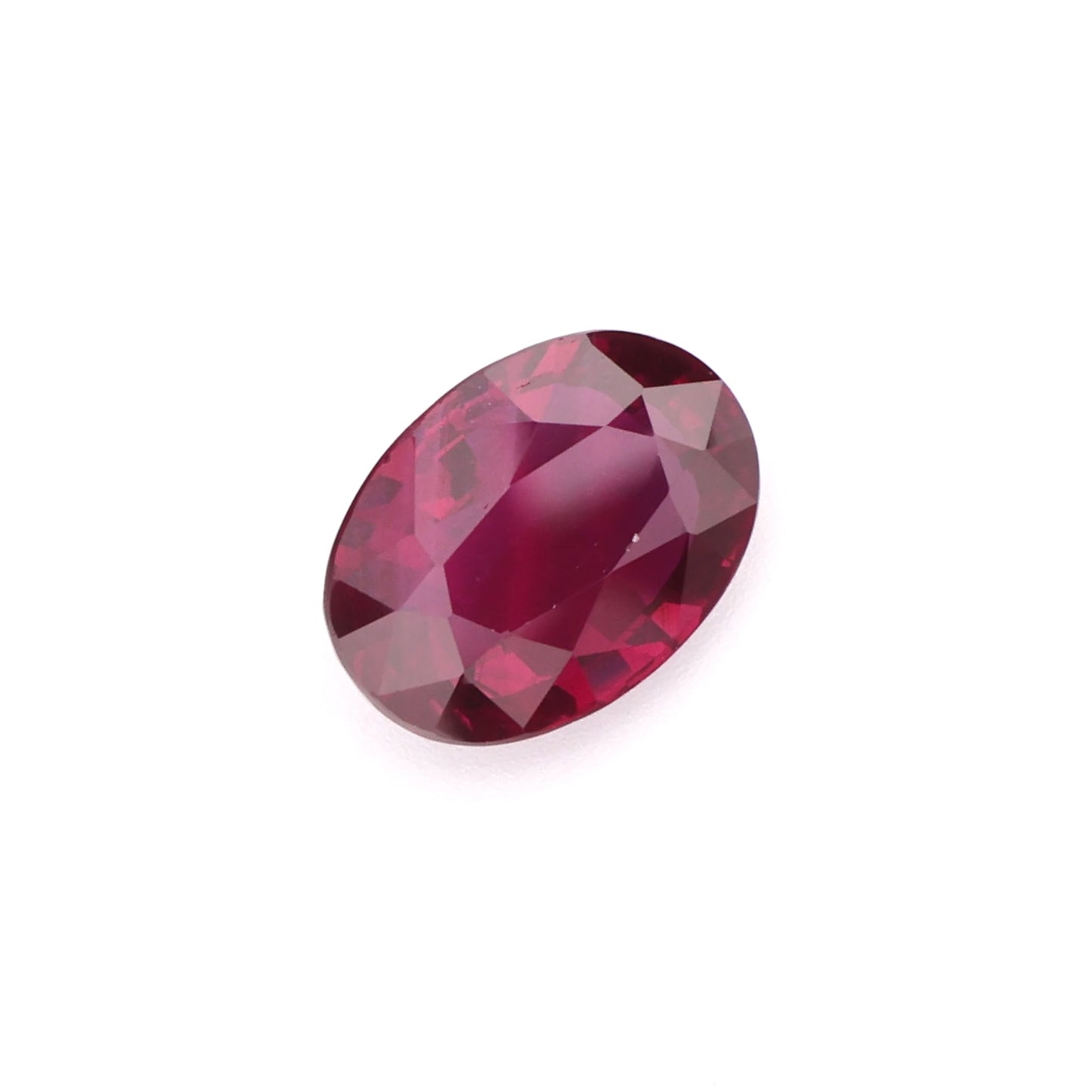 Vivid 'Blood Red' Oval Faceted Ruby - Timeless & Elegant