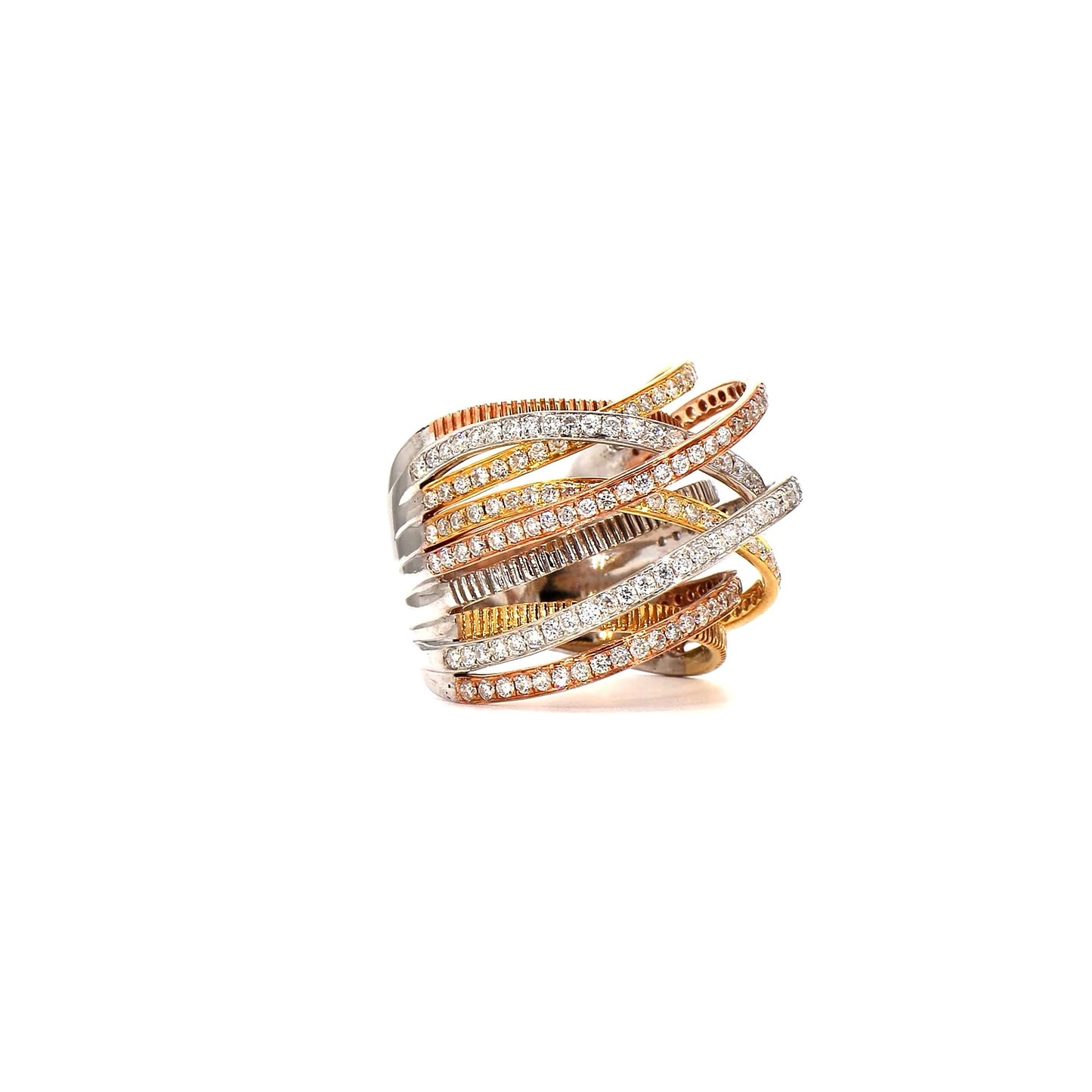 The Crisscross Collection: Bold Diamond Statement Jewelry