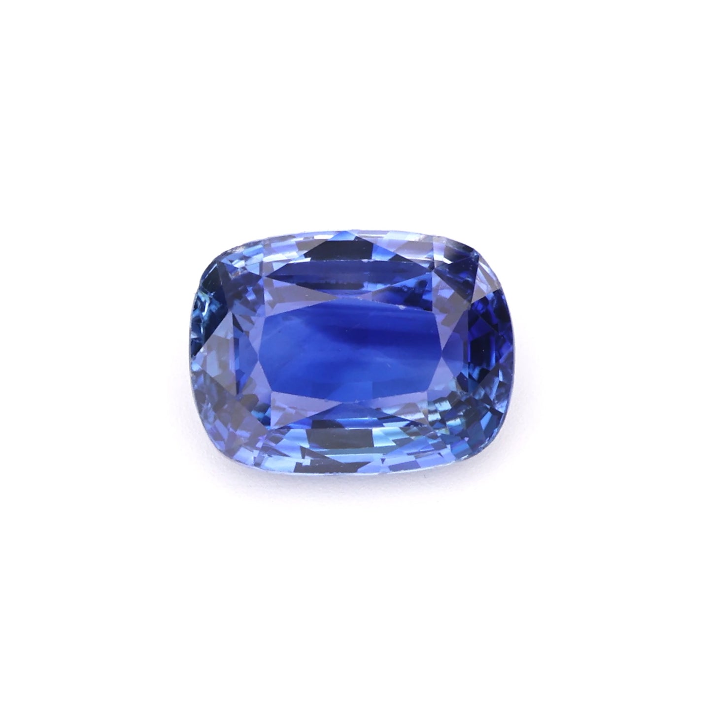 Royal Blue Cushion Cut Natural Sapphire