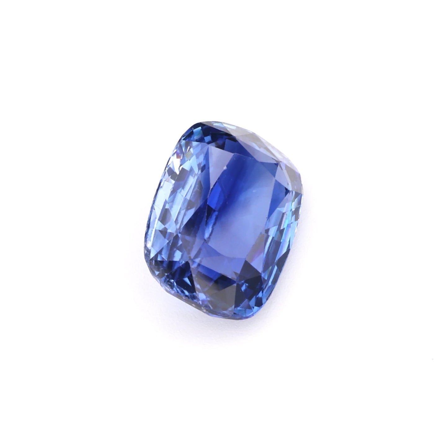 Royal Blue Cushion Cut Natural Sapphire