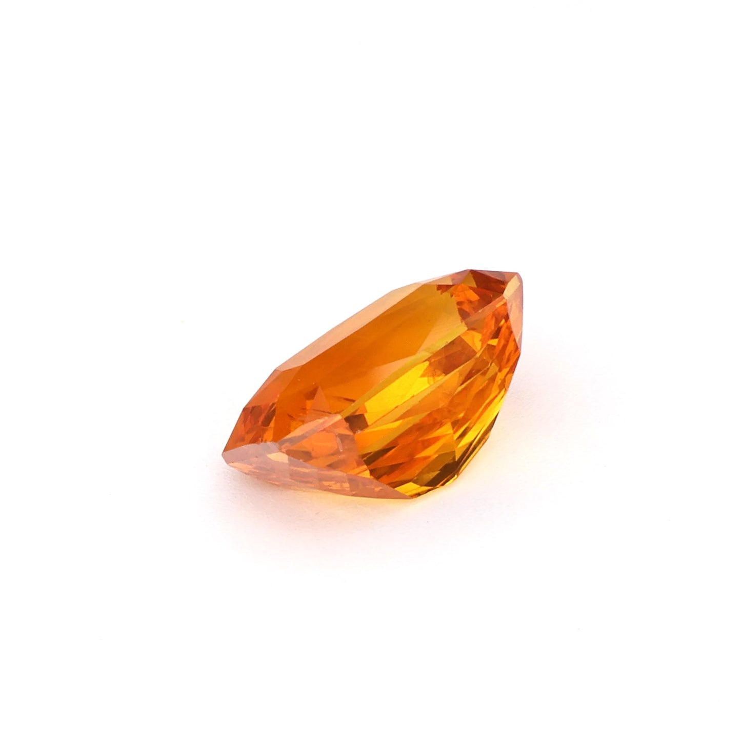 Brilliant Orange Sapphire – Radiant Rectangular