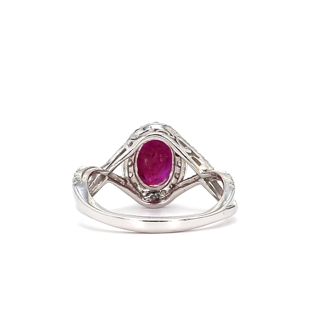 Ruby and Diamond Ring – A Classic Union of Passion and Brilliance