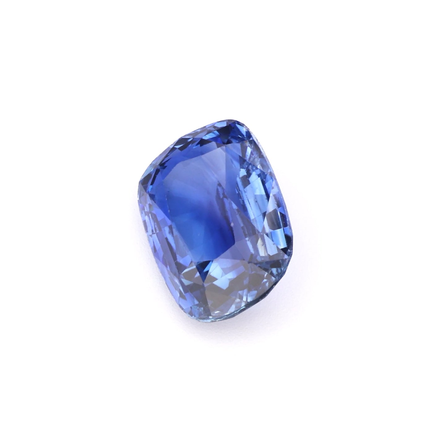 Royal Blue Cushion Cut Natural Sapphire