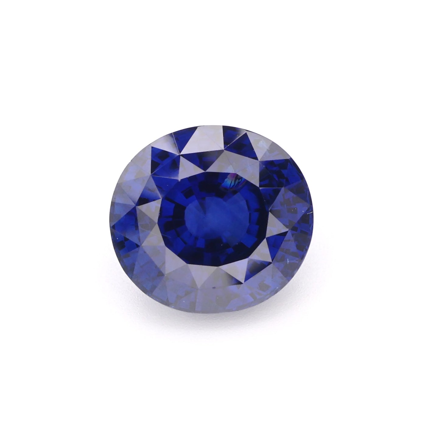 Exquisite Round Blue Sapphire