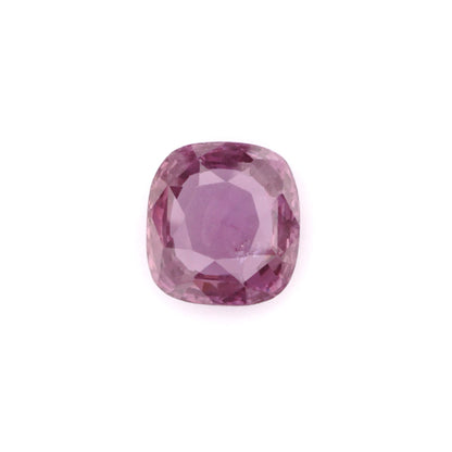 Vivid Purplish Pink Cushion-Cut Sapphire
