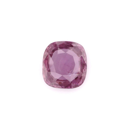 Vivid Purplish Pink Cushion-Cut Sapphire