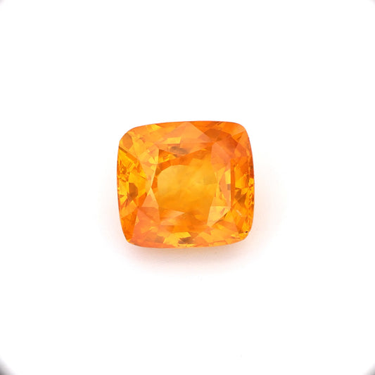 Stunning Fire Orange Sapphire Gemstone