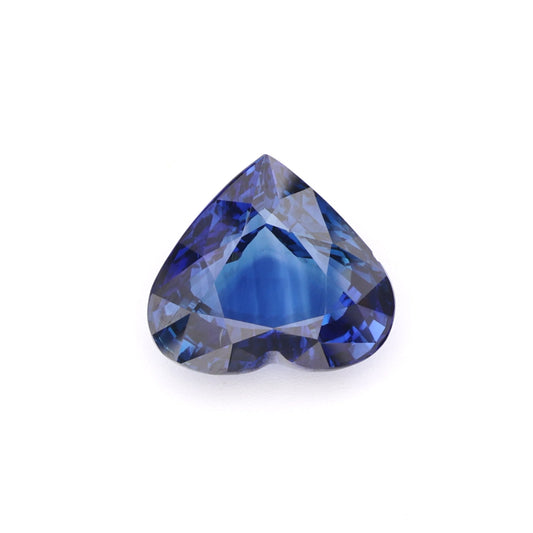 Vivid Royal Blue Heart Cut Sapphire